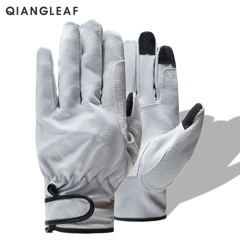 Leatherwork Products - QIANGLEAF 분할 가죽 용접 작업 장갑,