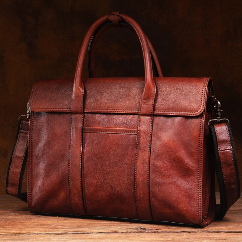 야채 무두질 가죽 핸드백 남성용 메신저 백 서류 가방  - Leather Work Bag Men 리뷰 및 가격