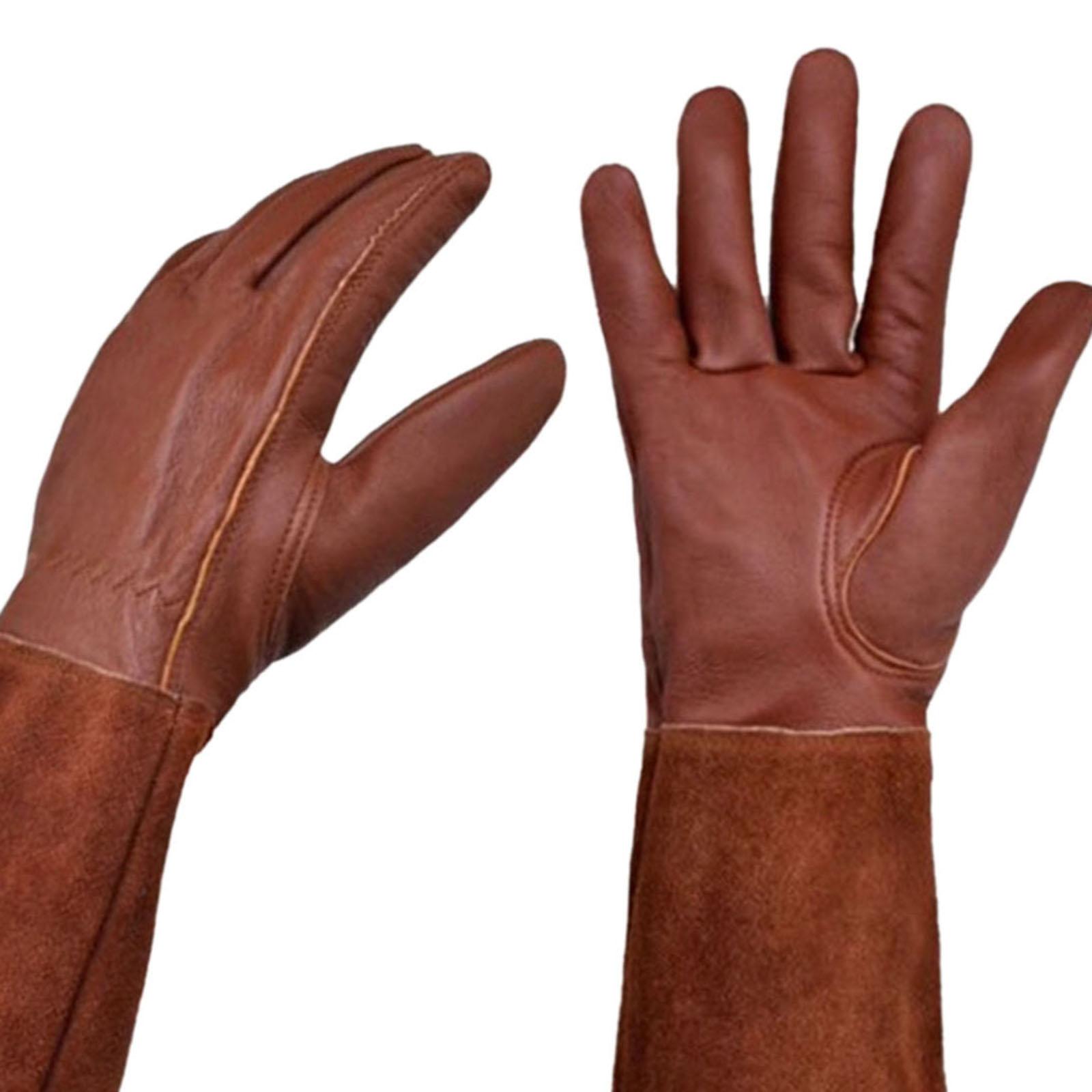 용접 장갑 긴 튜브 작업 장갑 PU 가죽 다기능 내열성 - Leather Work Youtube 리뷰 및 가격