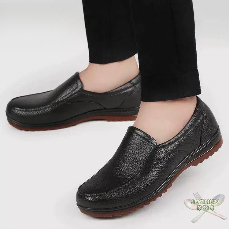 남성용 셰프 미끄럼 방지 가죽 신발 플라스틱 황소 힘줄 - Leather Work Youtube 리뷰 및 가격