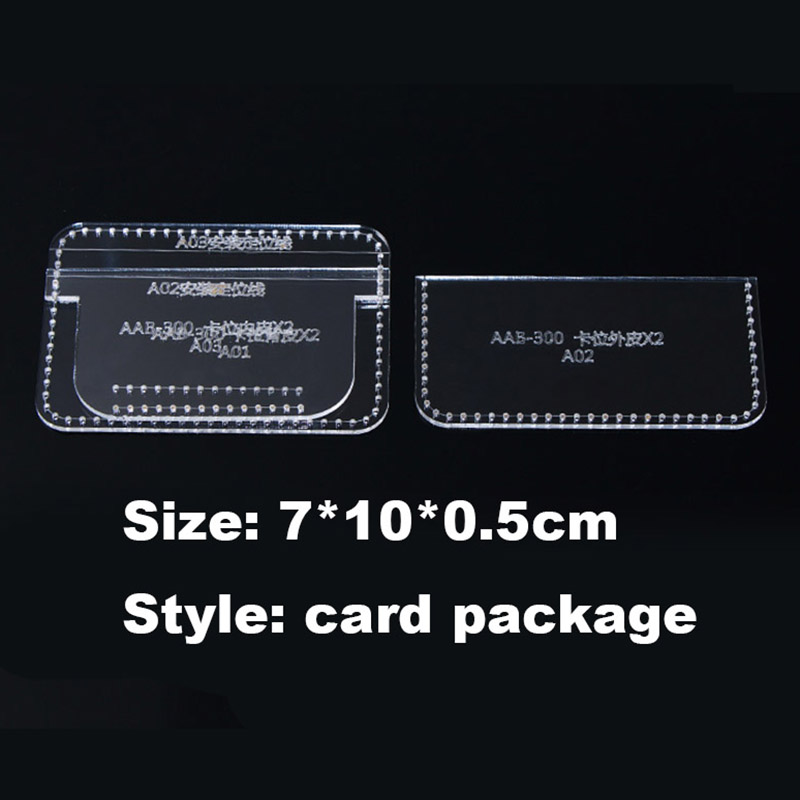1 세트 DIY 아크릴 가죽 템플릿 홈 세공 Leath - Leatherwork Accessories 리뷰 및 가격