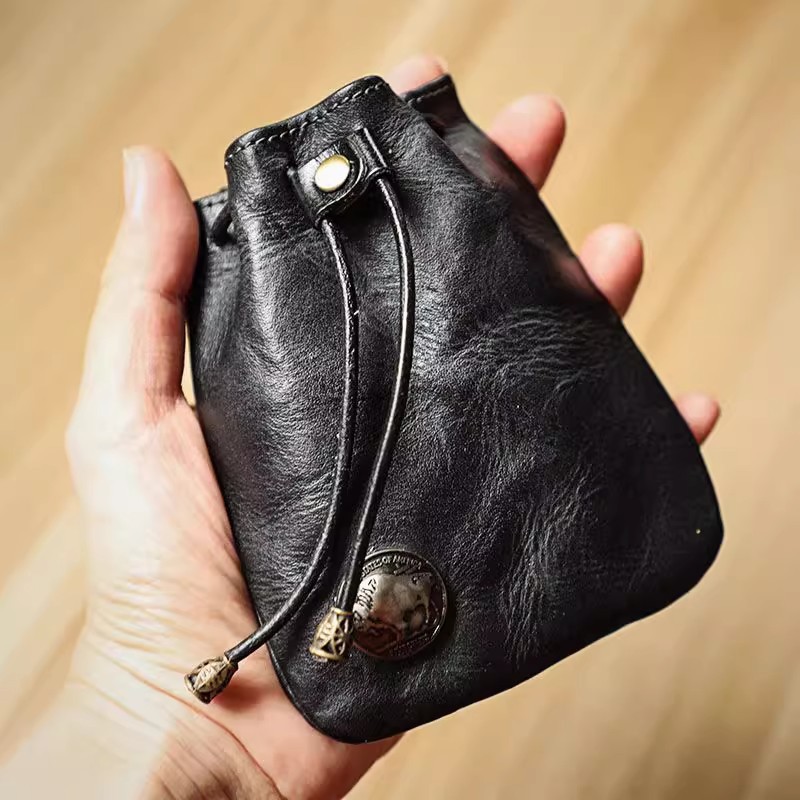일본식 정품 부드러운 가죽 지갑 미니 지갑 키 동전 가 - Leatherwork Wallet 리뷰 및 가격