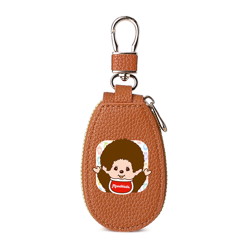 1pcs MONCHHICHI 가죽 지퍼 키 지갑 여성  - Leatherwork Wallet 리뷰 및 가격