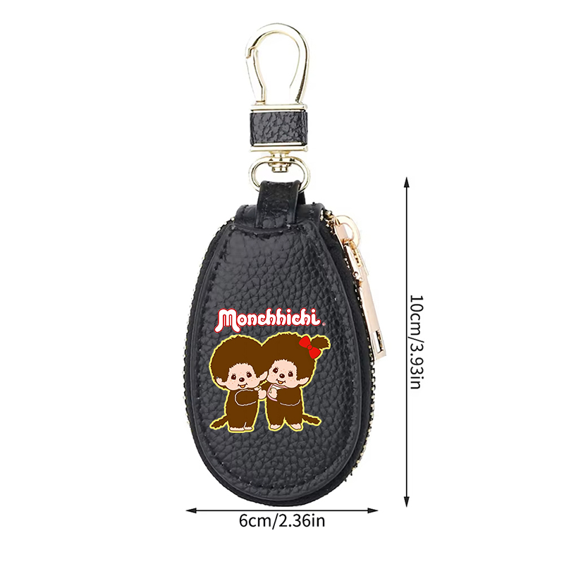 1pcs MONCHHICHI 가죽 지퍼 키 지갑 여성  - Leatherwork Wallet 리뷰 및 가격