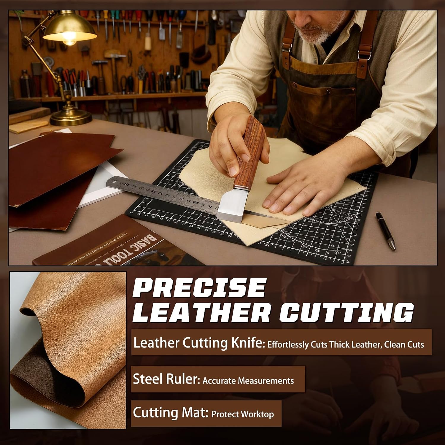 가죽 공예 키트, 가죽 공예 도구 및 수공예 키트(맞춤 - Leather Work Leather 리뷰 및 가격