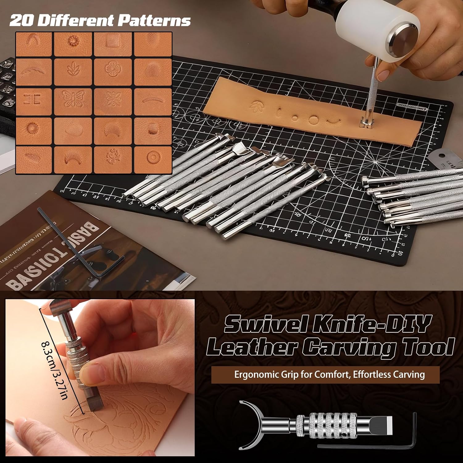 가죽 공예 키트, 가죽 공예 도구 및 수공예 키트(맞춤 - Leather Work Leather 리뷰 및 가격