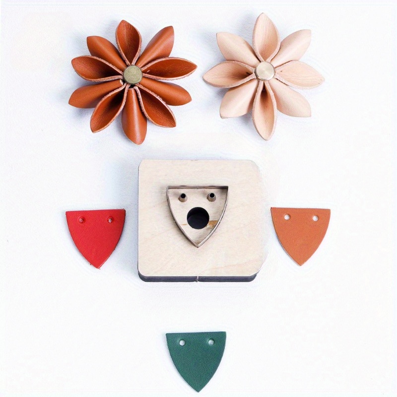가죽 커팅 다이 꽃잎 모양 나무 다이 커터 DIY 가죽 - Leatherwork Accessories 리뷰 및 가격
