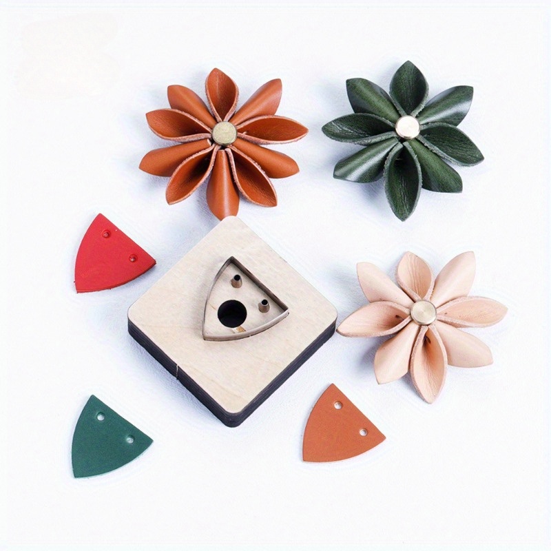 가죽 커팅 다이 꽃잎 모양 나무 다이 커터 DIY 가죽 - Leatherwork Accessories 리뷰 및 가격